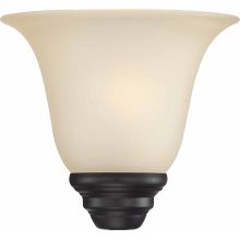 4.5" Height Sepia Glass Bell Shade