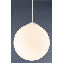 1 Light Foyer 14" Height Pendant with Opal Glass Shade