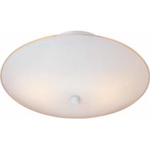 2 Light Semi-Flush Ceiling Fixture with Dome Shade