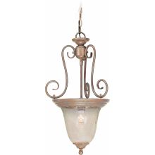 Rhodes 1 Light Down Light 23" Height Pendant with Clear Seedy Glass Shade