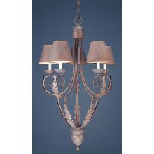 Rylos 5 Light 1 Tier Chandelier with Empire Shade