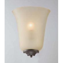 Wall Sconce with 1 Light and Sepia Glass