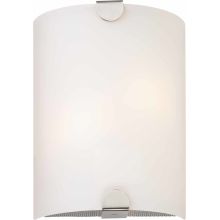 Esprit Wall Sconce with 3 Lights and White Glass