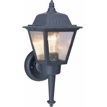1 Light 13.75" Height Outdoor Wall Sconce with Clear Glass