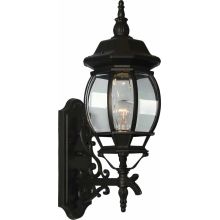 1 Light 23.5" Height Outdoor Wall Sconce with Clear Beveled Glass