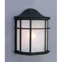 1 Light 10" Height Outdoor Wall Sconce with White Acrylic