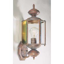 1 Light 17.5" Height Outdoor Wall Sconce with Clear Glass