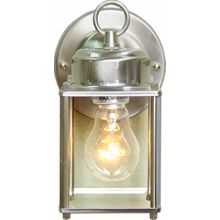 Energy Saving Outdoor 1 Light 8" Height Outdoor Wall Sconce with Clear Glass