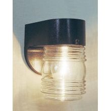 1 Light 6" Height Outdoor Wall Sconce with Clear Glass