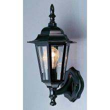 1 Light 15.5" Height Outdoor Wall Sconce with Clear Beveled Glass
