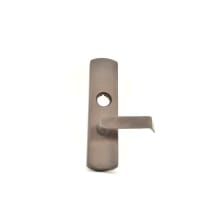 Right Hand Reverse Single Cylinder Keyed Entry Night Latch Exterior Trim with 06 Style Lever for 98 and 99 Series Exit Devices