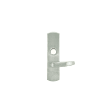 Right Hand Reverse Single Cylinder Keyed Entry Night Latch Exterior Trim with 17 Style Lever for 98 and 99 Series Exit Devices