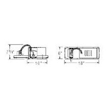 Multiple Spot Recessed Light Housing for New Construction - Non-IC Rated