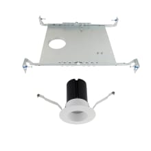 Ion 2" LED Canless Downlight with New Construction Frame-in Kit