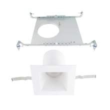 Blaze 6" Square LED Canless Downlight with New Construction Frame-in Kit and Adjustable Color Temperature