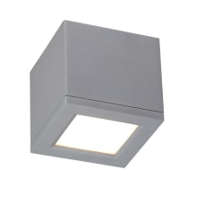 Rubix 5" Wide Indoor/Outdoor LED Flush Mount Ceiling Fixture / Wall Light
