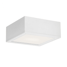 Rubix 10" Wide LED Indoor/Outdoor Flush Mount Ceiling Fixture / Wall Light