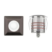 Single Inground Indicator Light 3" Wide 12V LED In-Ground Well Light