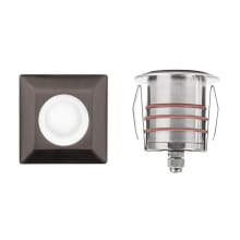 2" LED Square Inground Light with Clear Glass - 12 Volt