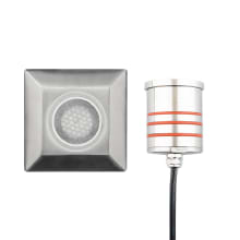 Single Inground Indicator Light 3" Wide 12V LED In-Ground Well Light