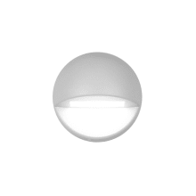 3" Tall LED Round Step and Wall Light - 12 Volt