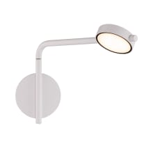 Elbo 10" Tall Switchable Color Temperature LED Swing Arm Wall Sconce - Set to 2700K