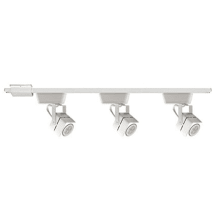 48" HT-802 H-Track Kit with Floating Canopy Power Feed and 3 Low Voltage Track Heads