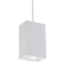 Cube Architectural 10" Tall LED Indoor/Outdoor Pendant with 30° Narrow Beam Spread