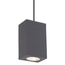 Cube Architectural 10" Tall LED Indoor/Outdoor Pendant with 19° Spot Beam Spread