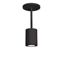 Tube Single Light 4-15/16" Wide Integrated LED Outdoor Mini Pendant with 33° Beam Spread