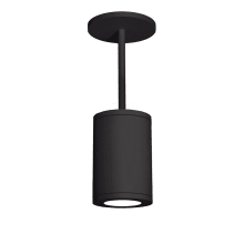 Tube Single Light 6-5/16" Wide Integrated LED Outdoor Mini Pendant with 40° Beam Spread