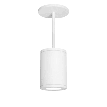 Tube Single Light 6-5/16" Wide Integrated LED Outdoor Mini Pendant with 40° Beam Spread