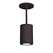 Tube Single Light 6-5/16" Wide Integrated LED Outdoor Mini Pendant with 30° Beam Spread
