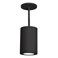 Tube Single Light 7-7/8" Wide Integrated LED Outdoor Mini Pendant with 40° Beam Spread