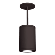 Tube Single Light 7-7/8" Wide Integrated LED Outdoor Mini Pendant with 28° Beam Spread