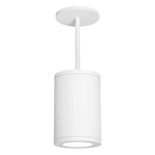 Tube Single Light 7-7/8" Wide Integrated LED Outdoor Mini Pendant with 14° Beam Spread