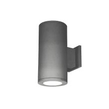 Tube Architectural 2 Light 13" Tall LED Outdoor Wall Sconce with 70° Flood Beam Spread and Light Directed One Side Each