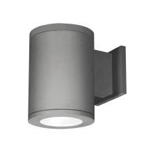 Tube Architectural Single Light 10" Tall LED Outdoor Wall Sconce with 59° Flood Beam Spread and Light Directed Away from the Wall