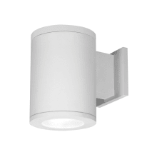 Tube Architectural Single Light 10" Tall LED Outdoor Wall Sconce with 59° Flood Beam Spread and Light Directed Toward the Wall