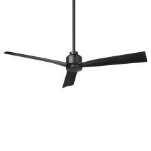Clean 52" 3-Blade Indoor / Outdoor Smart Ceiling Fan with Remote Control