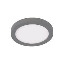 Round 5" Wide LED Indoor / Outdoor Flush Mount Ceiling Fixture / Wall Sconce