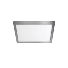 Square Single Light 11" Wide Integrated LED Flush Mount Square Ceiling Fixture
