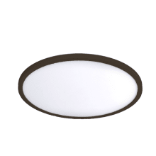 Round Single Light 15" Wide Integrated LED Flush Mount Ceiling Fixture