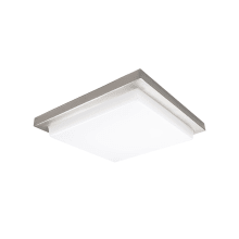 Metro 12" Wide LED Flush Mount Ceiling Fixture / Wall Sconce with an Acrylic Diffuser