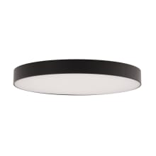 Edgeless Round 8" Wide LED Flush Mount Drum Ceiling Fixture