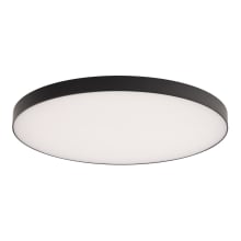 Edgeless Round 12" Wide LED Flush Mount Drum Ceiling Fixture