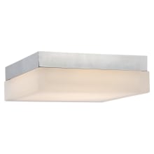 Dice 9" Wide Integrated LED Flush Mount Square Ceiling Fixture / Wall Sconce
