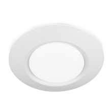 I Can't Believe It's Not Recessed 8" Wide LED Flush Mount Ceiling Fixture / Wall Light - 3000K & 1050 Lumens