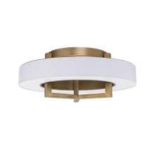 Madison 22" Wide Integrated LED Semi-Flush Drum Ceiling Fixture