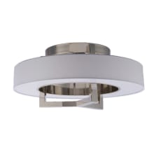 Madison 28" Wide Integrated LED Semi-Flush Drum Ceiling Fixture